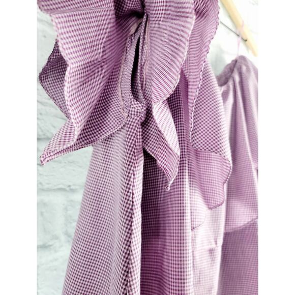 NWT MLM Label Off Shoulder Gingham Top - Small - Picture 5 of 11